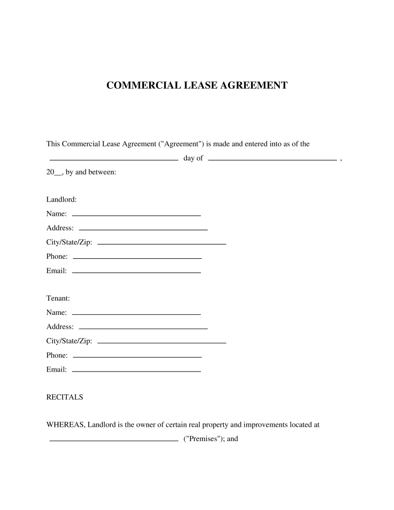 Commercial Lease Agreement