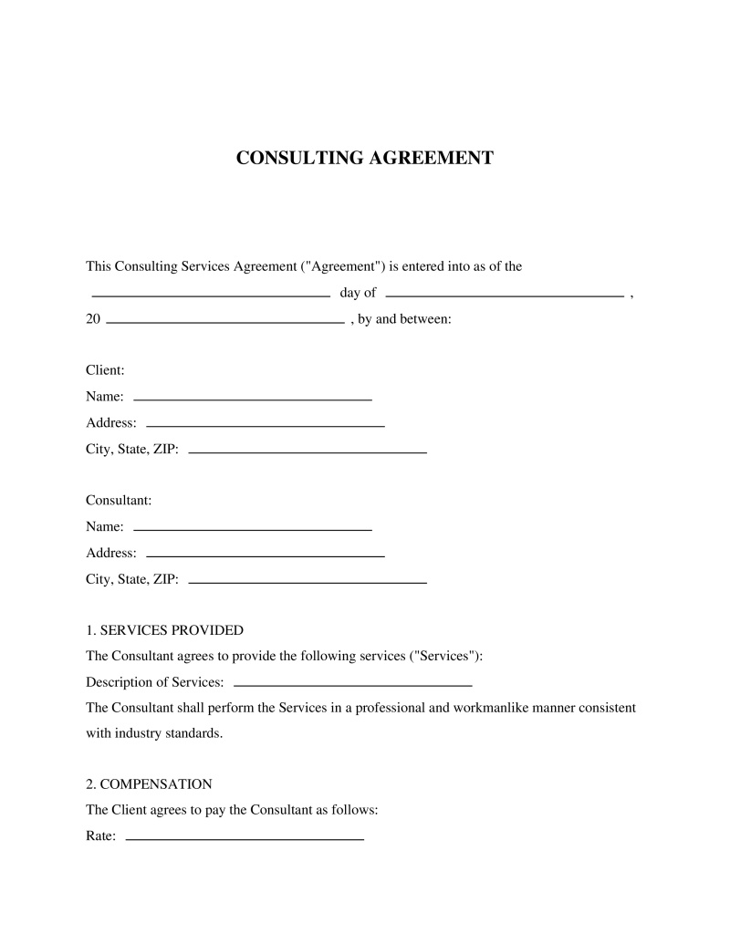 Consulting Agreement