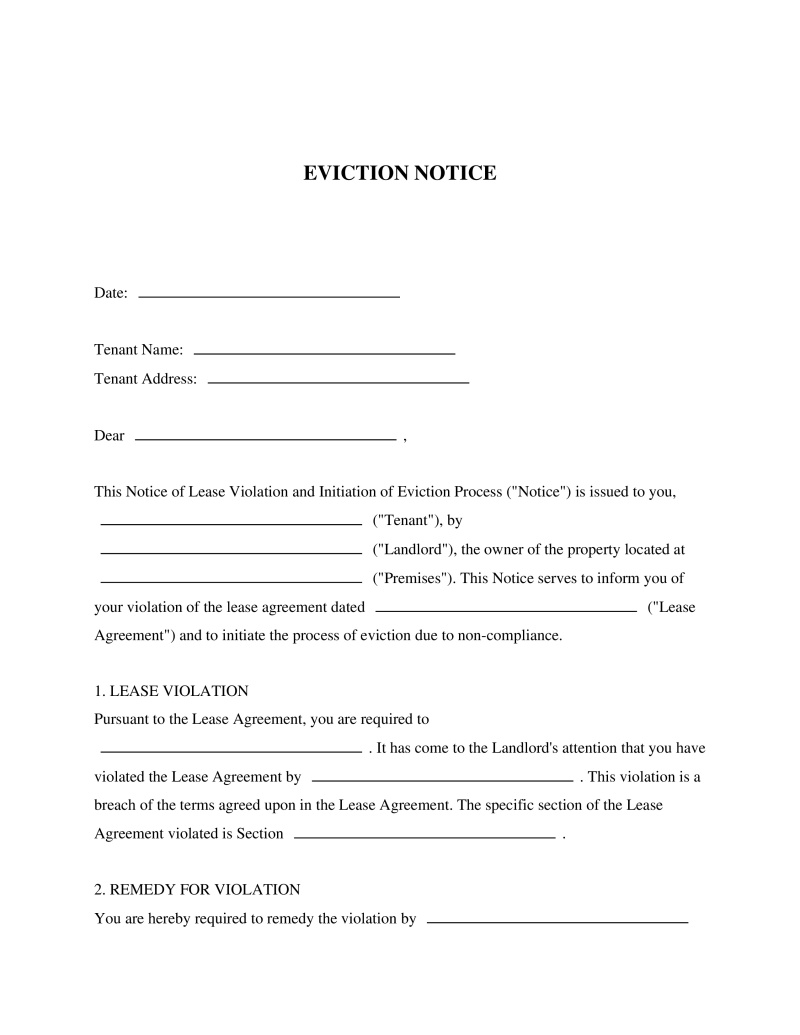 Eviction Notice