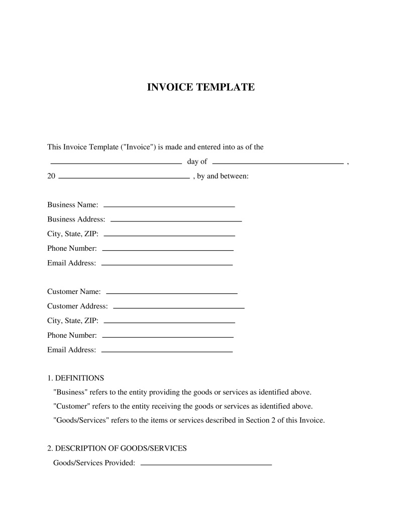 Invoice Template