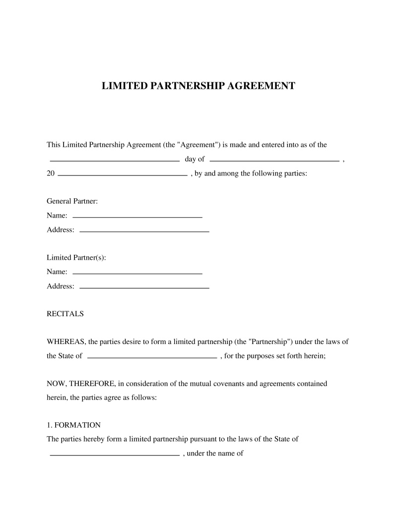 Limited Partnership Agreement