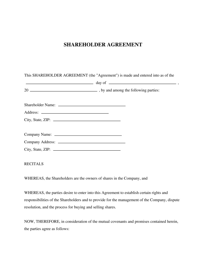 Shareholder Agreement